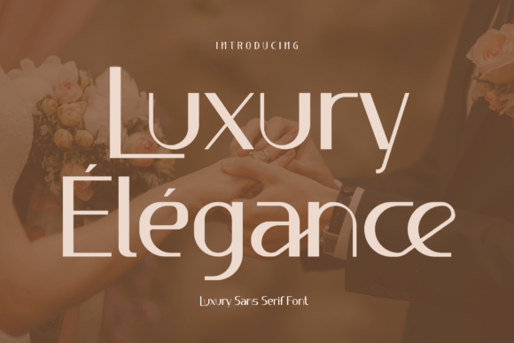 Luxury Élégance: The Premium Sans Serif Typeface for Modern Brands